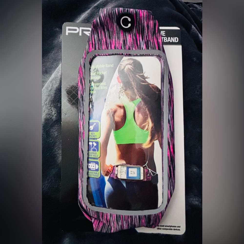 New ProStrength~Premium Pink Adjustable Waistband Pouch for Smartphones